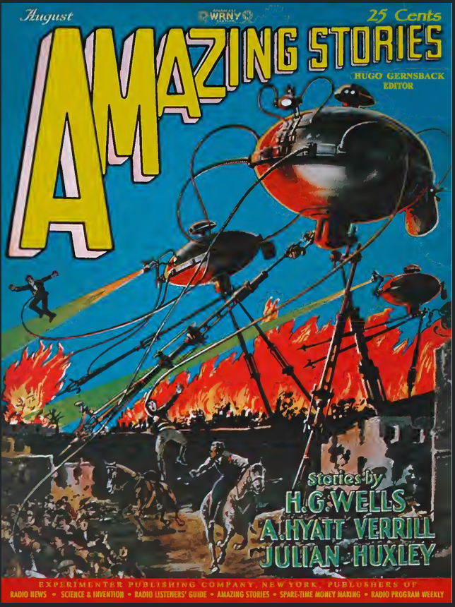 Amazing Stories Vol. 2 No. 5, August 1927 — Cover