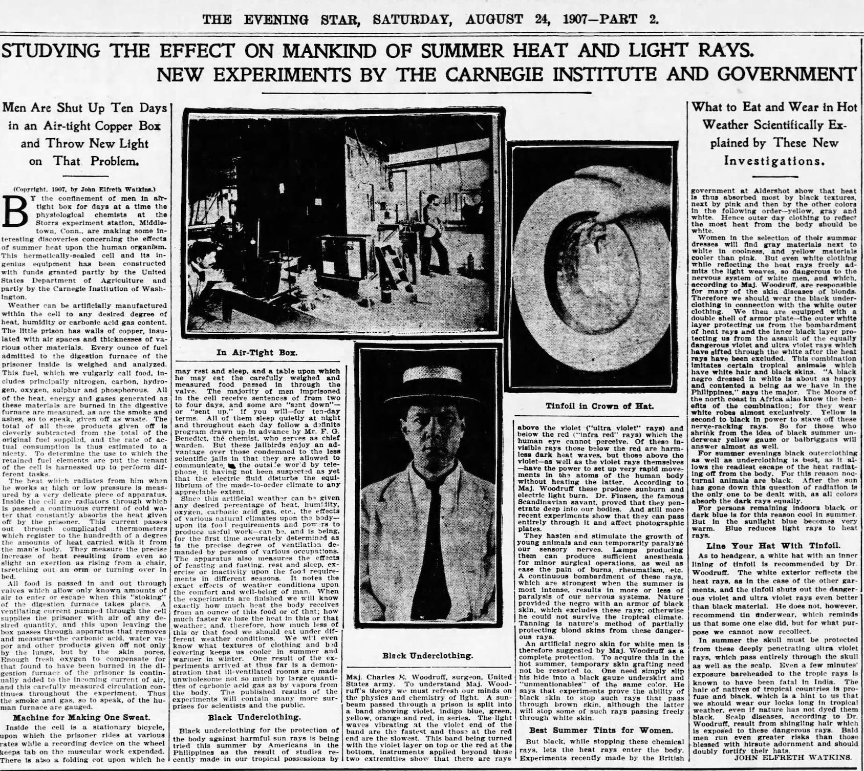 Detail: Line Your Hat With Tinfoil subhead